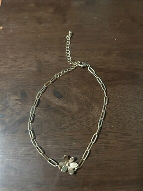 Gold Floral Chain anklet- Women Jewelry